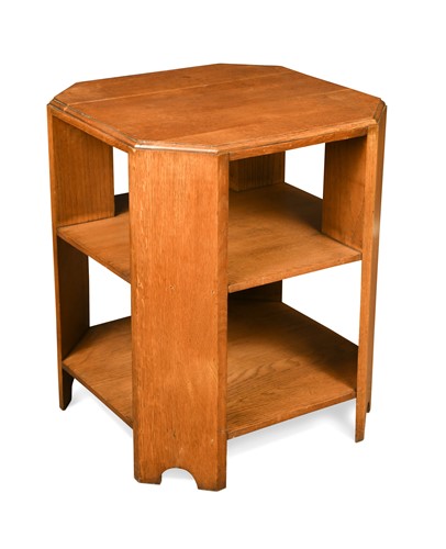 Lot 290 - In the manner of Heal's, an Art Deco period pale oak library table, circa 1940