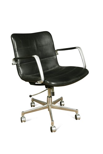Lot 348 - Jorgen Kastholm for Gordon Russell, a swivel desk chair
