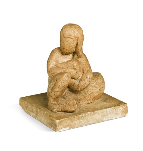 Lot 98 - Elizabeth 'Betty' Muntz (1894-1977), Girl and Calf