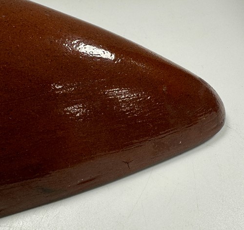 Lot 69 - Derek Davis (1926-2008), a canoe-shaped dish, circa 1950