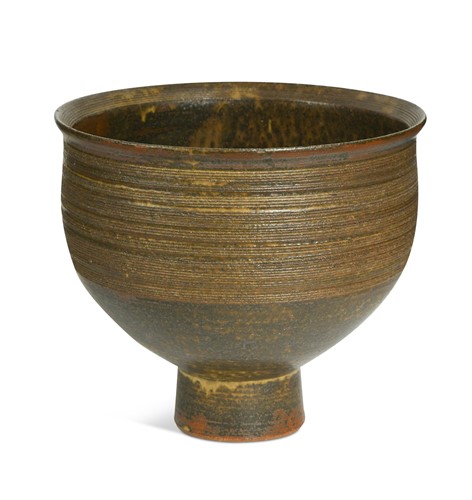 Lot 62 - Louis Hanssen (1934-1968), a large stoneware bowl