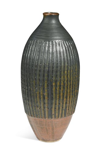 Lot 65 - Louis Hanssen (1934-1968), an ovoid stoneware vase