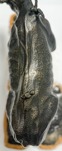 Lot 611 - A Black Rhinoceros, 20th century School