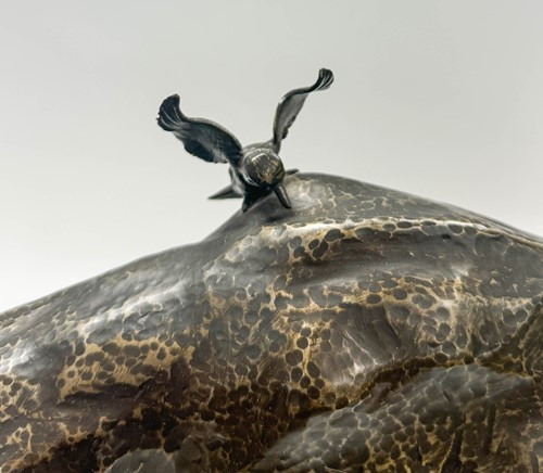 Lot 611 - A Black Rhinoceros, 20th century School