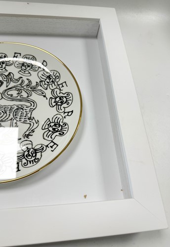 Lot 51 - Sir Grayson Perry CBE, RA (1960-), a framed Lion Queen plate