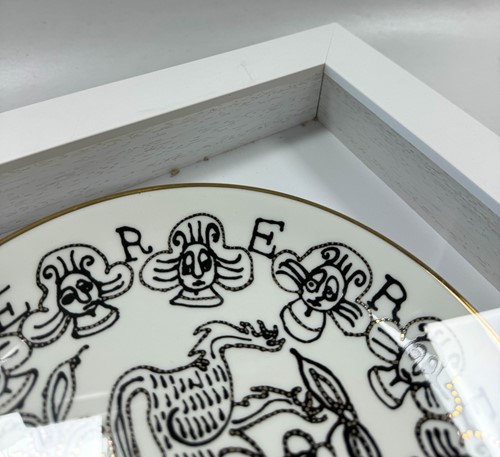 Lot 51 - Sir Grayson Perry CBE, RA (1960-), a framed Lion Queen plate