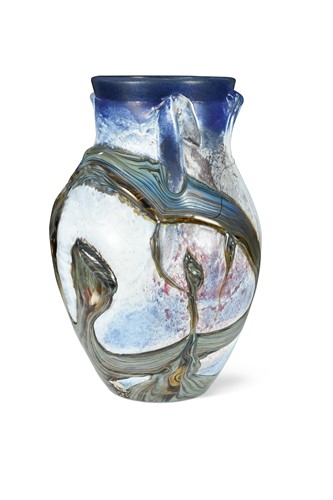 Lot 20 - Jean-Claude Novaro (1943-2015), a large art glass vase