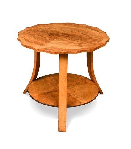 Lot 302 - An Art Deco walnut occasional table, circa 1930