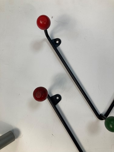 Lot 334 - A pair of mid-century 'atomic' coat hooks