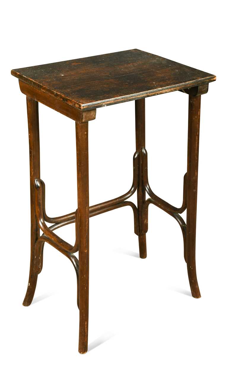 Lot 294 - A Thonet bentwood side table, early 20th century