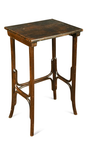 Lot 294 - A Thonet bentwood side table, early 20th century
