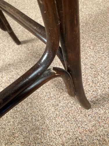 Lot 294 - A Thonet bentwood side table, early 20th century