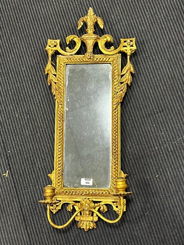 Lot 466 - A 19th century gilded and carved wood...
