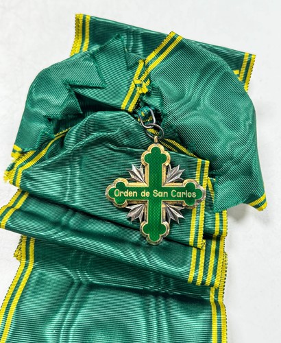 Lot 605 - Colombia, Order of San Carlos, Grand Cross Set, 1st Class, instituted in 1954