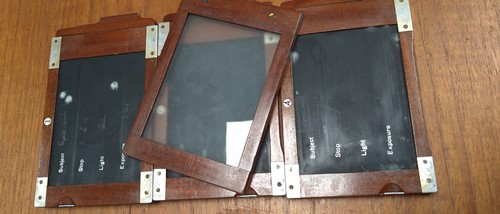 Lot 40 - A Shew & Co XIT Patent quarter plate camera,...