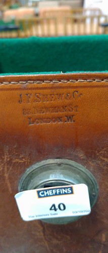 Lot 40 - A Shew & Co XIT Patent quarter plate camera,...