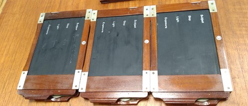 Lot 40 - A Shew & Co XIT Patent quarter plate camera,...