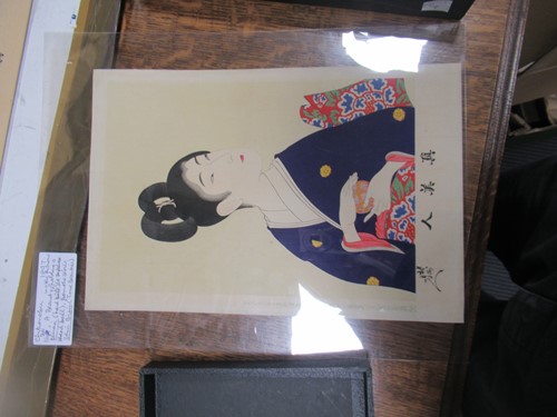 Lot 320 - CHIKANOBU (1838 - 1912) Japanese woodblock...