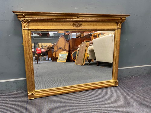 Lot 496 - A Regency style wall mirror with fluted...