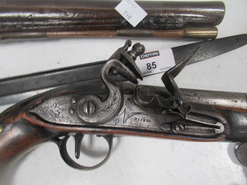Lot 85 - Militaria - collection of flintlock pistols,...