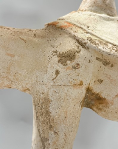 Lot 6 - A Chinese terracotta Bactrian camel, Tang Dynasty or later