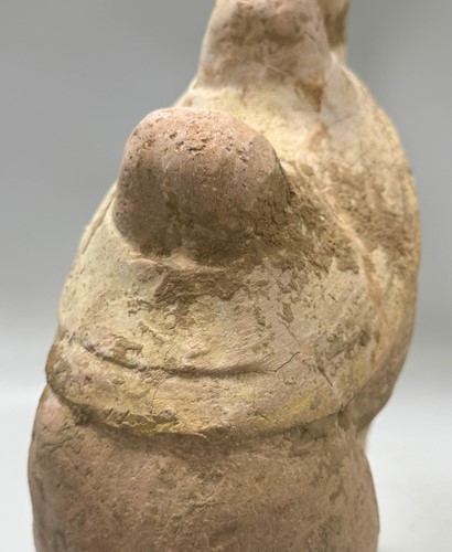 Lot 6 - A Chinese terracotta Bactrian camel, Tang Dynasty or later