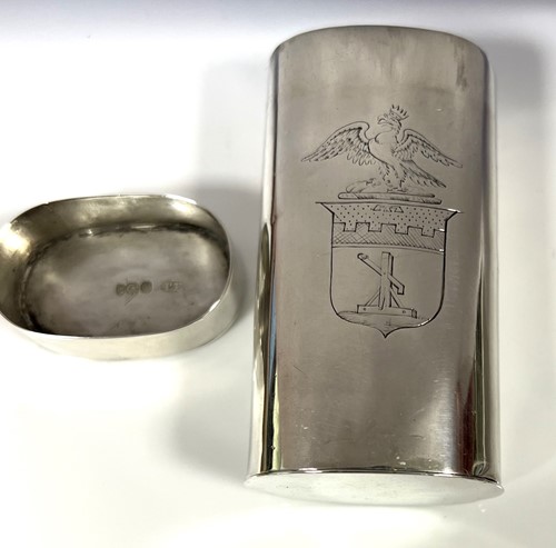 Lot 234 - An unusual Victorian silver double ended pill box