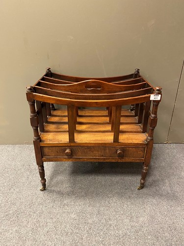 Lot 431 - A 19th century four division canterbury in the...