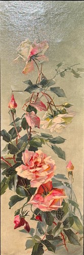 Lot 537 - A Group Of Early 20th Century Three Floral Paintings