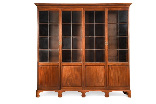 Lot 471 - A George III mahogany bookcase
