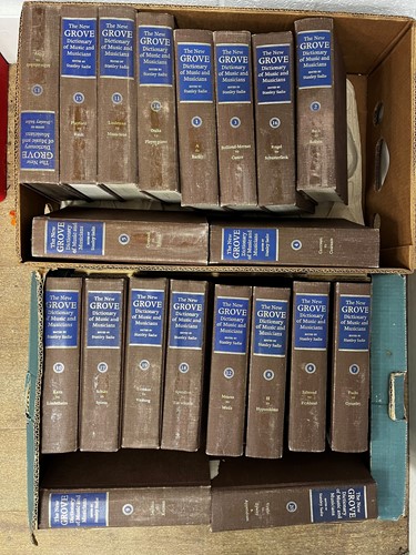Lot 493 - The Grove Dictionary of Music and Musicians,...
