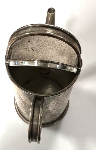 Lot 254 - A Victorian silver miniature watering can