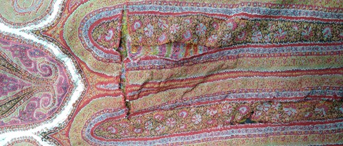 Lot 73 - An 19th century embroidered Suzani panel,...