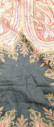 Lot 73 - An 19th century embroidered Suzani panel,...