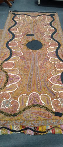 Lot 73 - An 19th century embroidered Suzani panel,...