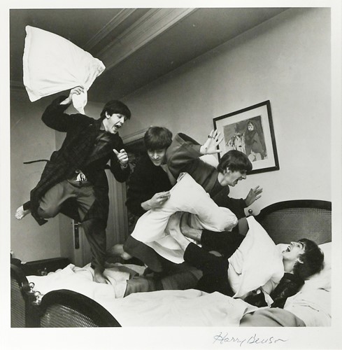 Lot 293 - Harry James Benson CBE (1929-), The Beatles, Pillow Fight