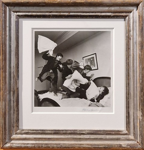 Lot 293 - Harry James Benson CBE (1929-), The Beatles, Pillow Fight