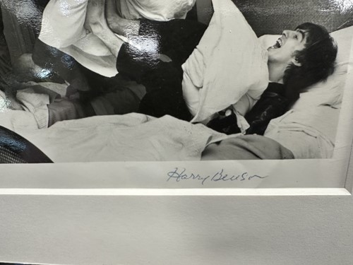 Lot 293 - Harry James Benson CBE (1929-), The Beatles, Pillow Fight