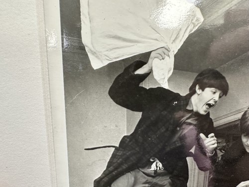 Lot 293 - Harry James Benson CBE (1929-), The Beatles, Pillow Fight