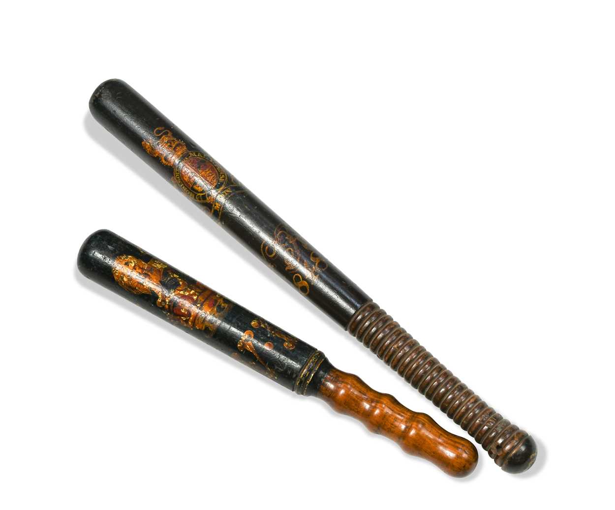 Lot 602 - Two Victorian truncheons