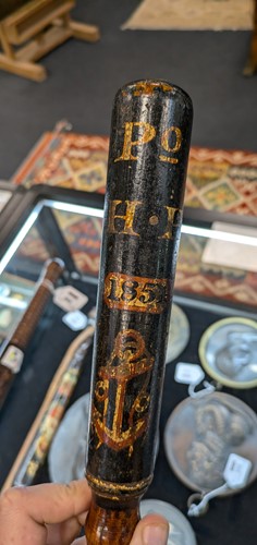 Lot 602 - Two Victorian truncheons