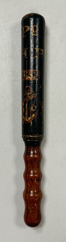 Lot 602 - Two Victorian truncheons