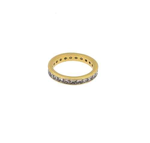 Lot 2 - A diamond set full eternity style ring