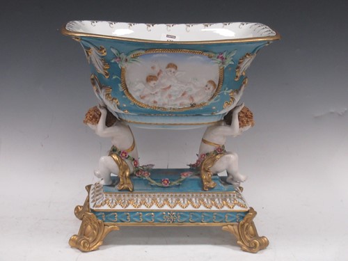 Lot 179 - A Capodimonte centrepiece, in 18th century...