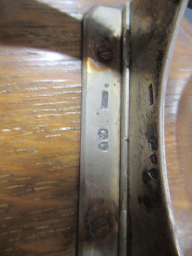 Lot 14 - A silver plated table bell modelled as a...