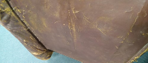 Lot 592 - A Victorian leather chesterfield sofa