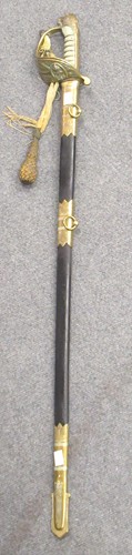 Lot 116 - An early 20th century Naval Officer's sword...