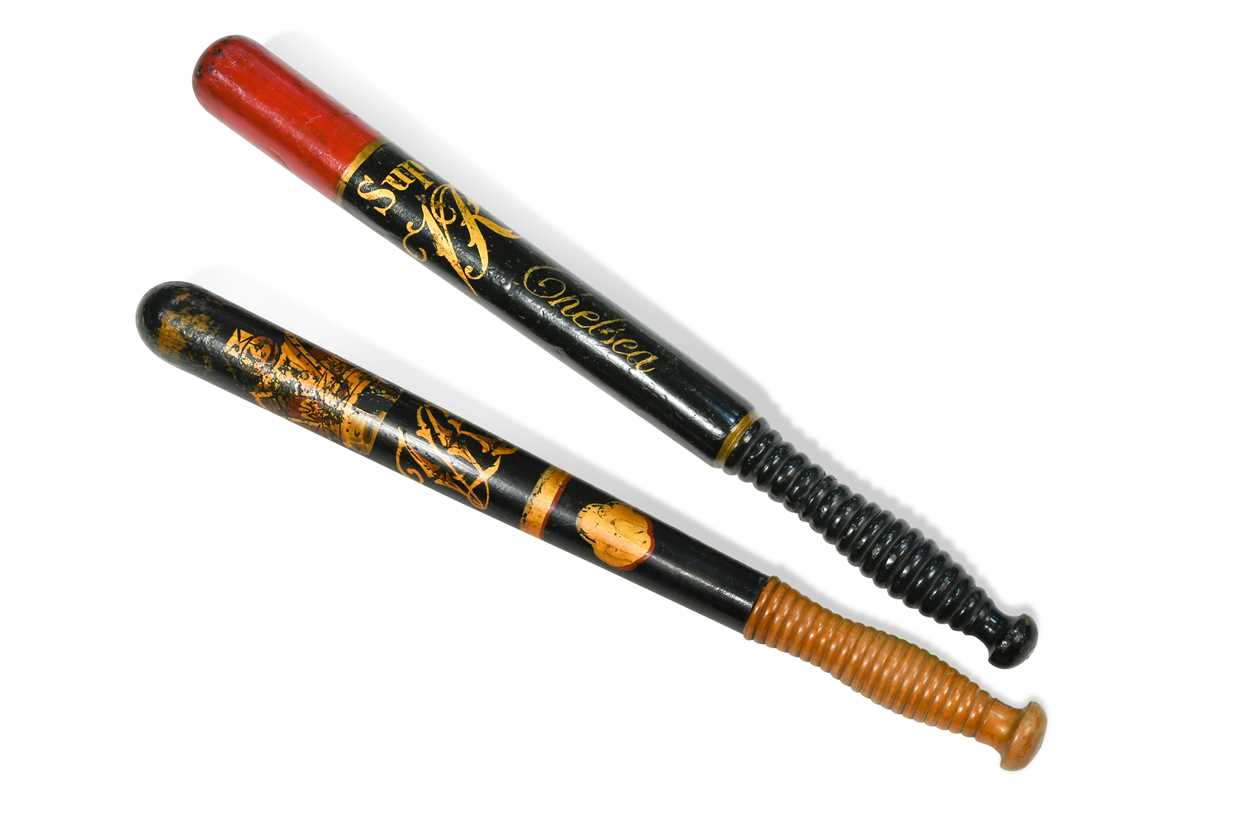 Lot 601 - Two Victorian truncheons