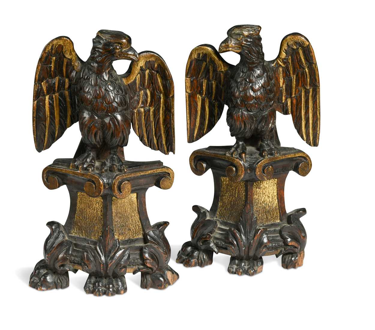 Lot 285 - Two wooden models of the Imperial Eagle, 19th century