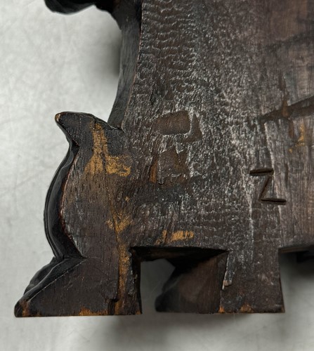 Lot 285 - Two wooden models of the Imperial Eagle, 19th century